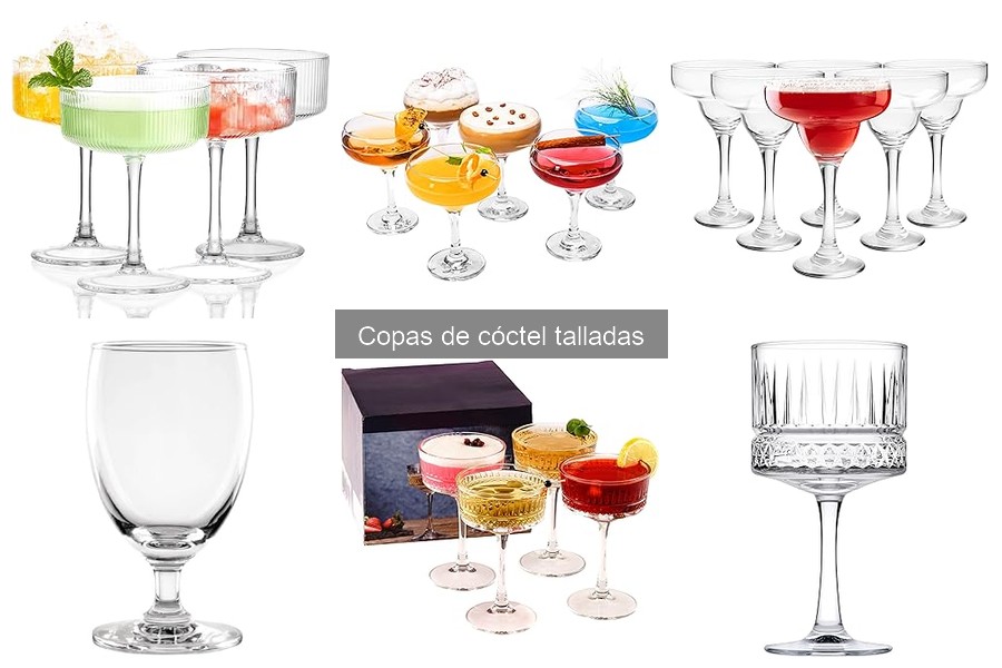 Estilos de copas de cóctel talladas: guía de diseño y uso