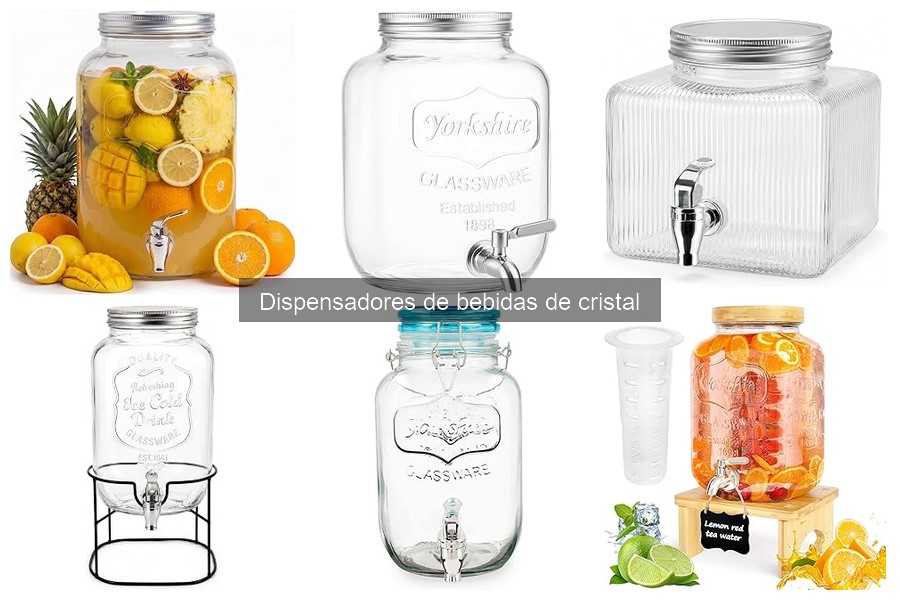 Estilos de dispensadores de cristal para decorar tu hogar