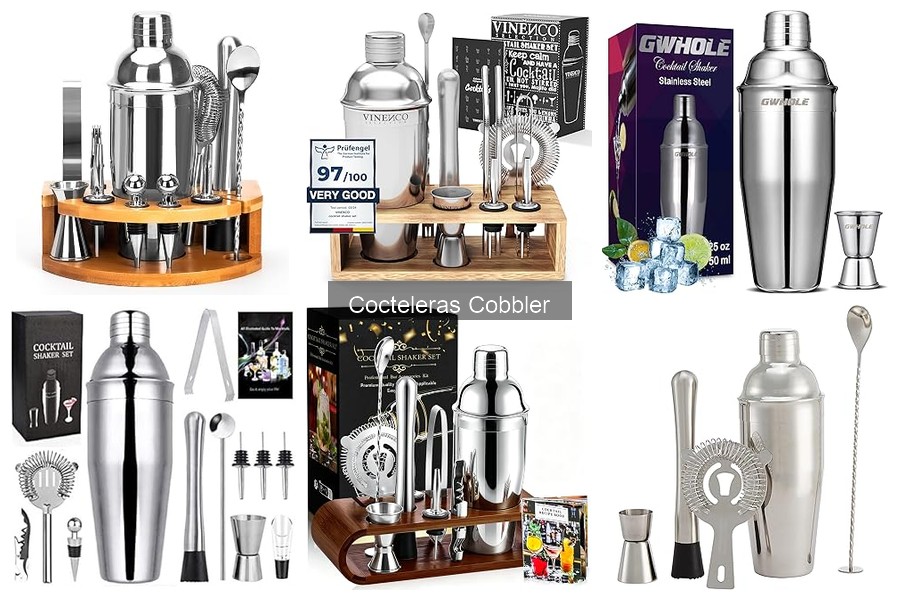 Estilos y Diseños de Cocteleras Cobbler en 2023