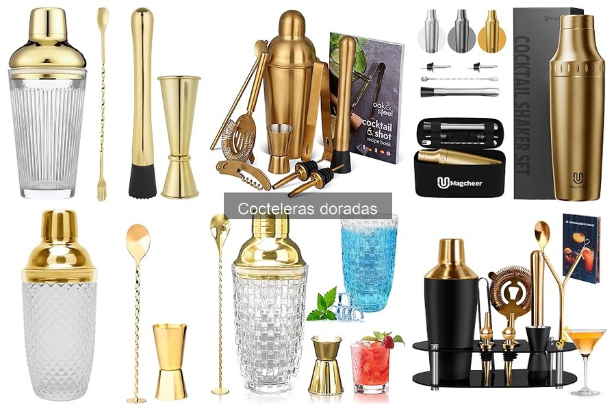 Guía de compra: cocteleras doradas ideales para tu bar en casa