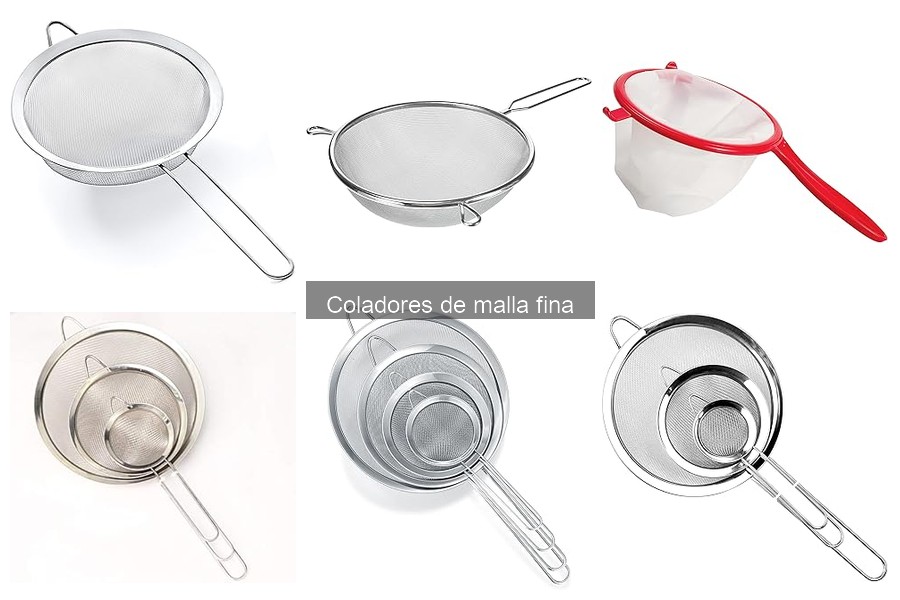 Guía de compra de coladores de malla fina para cocina