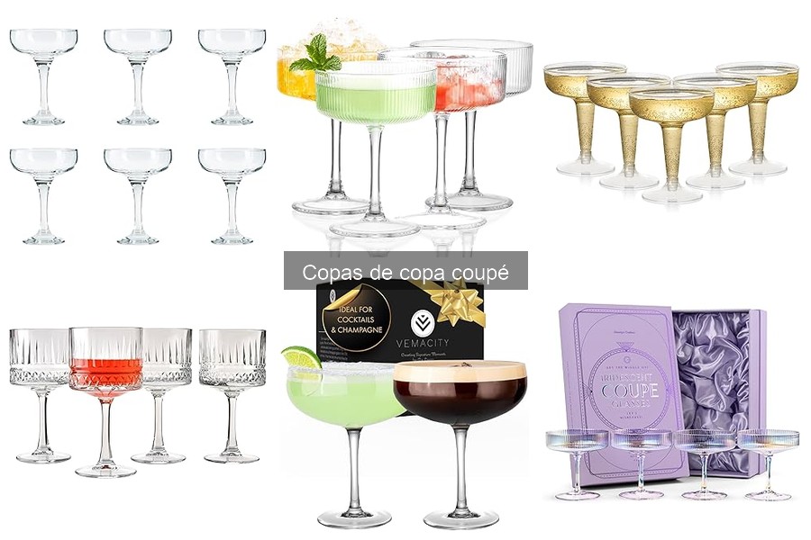 Guía de compra de copas coupé para cócteles elegantes