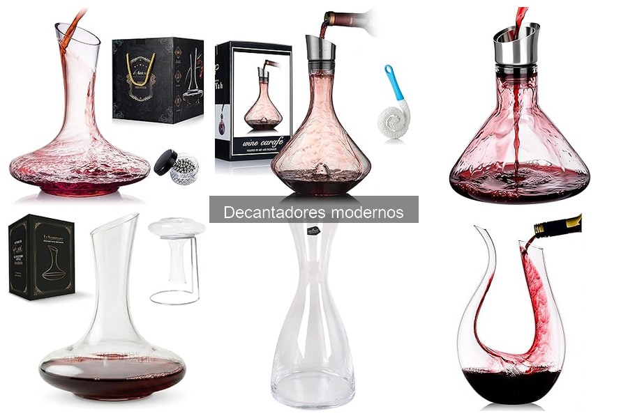 Guía de Compra de Decantadores Modernos para Vino