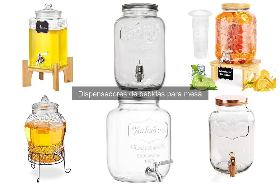 Guía de compra de dispensadores de bebidas para mesa