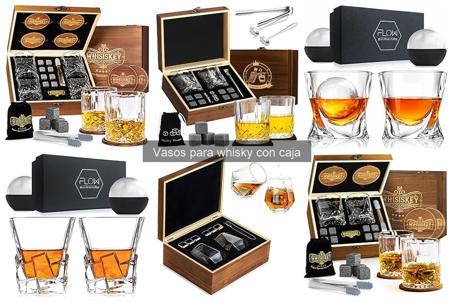 Guía de compra: vasos para whisky con caja