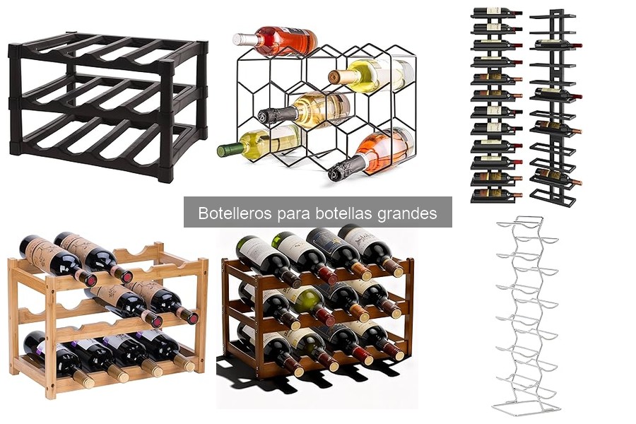 Guía de Instalación de Botelleros para Botellas Grandes