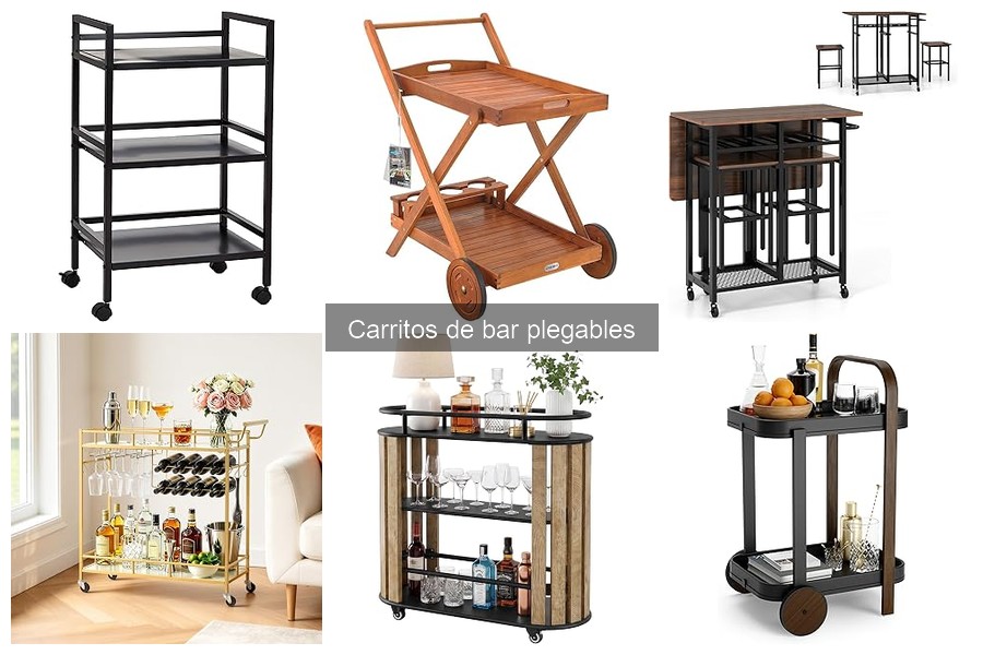 Guía de uso y montaje de carritos de bar plegables
