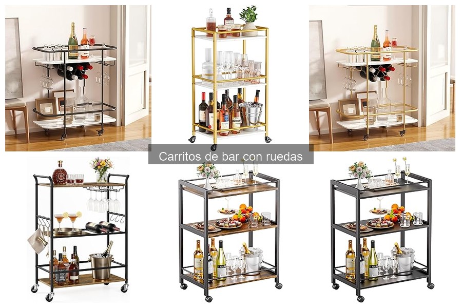 Guía para elegir el mejor carrito de bar con ruedas