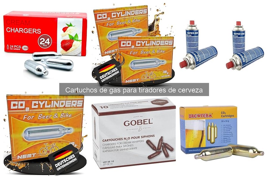 Guía para elegir el mejor cartucho de gas para tiradores de cerveza