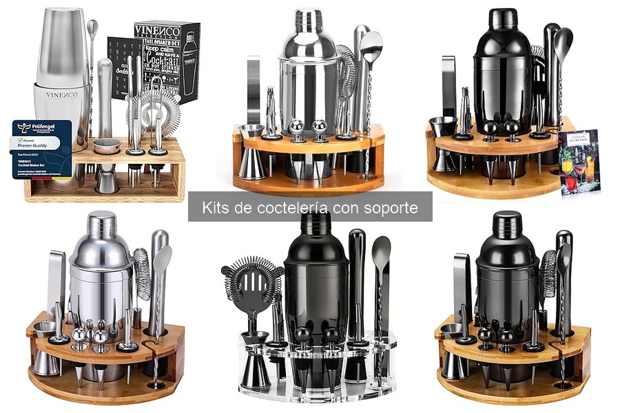 Guía para Elegir el Mejor Kit de Coctelería con Soporte