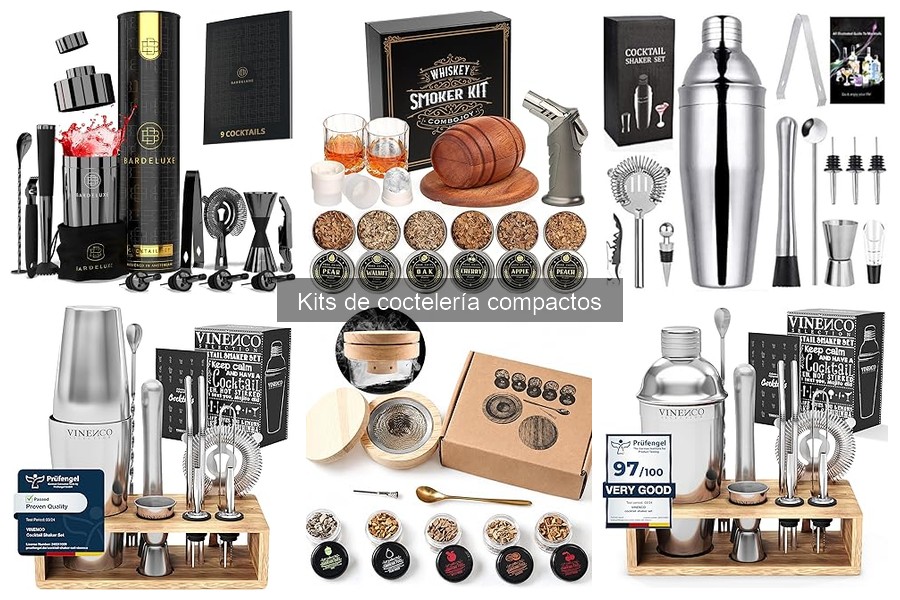 Habilidades esenciales para usar un kit de coctelería compacto