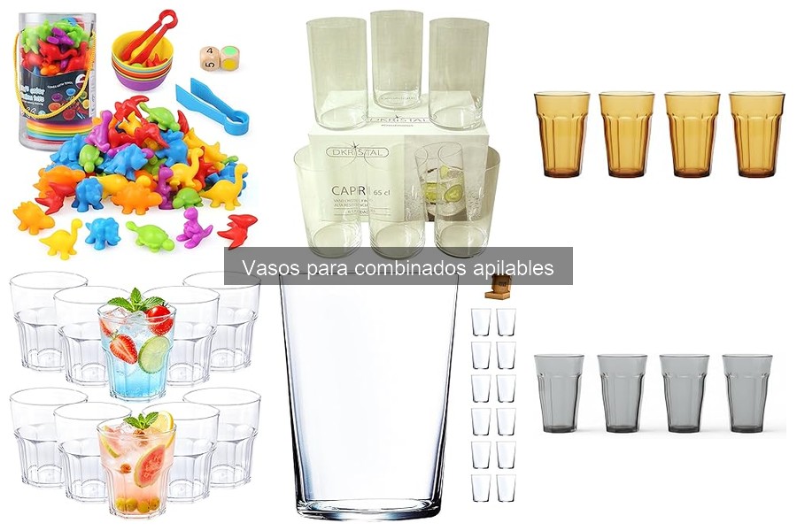 Ideas Creativas para Servir Bebidas en Vasos Apilables