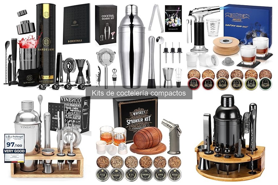 Innovaciones en Kits de Coctelería Compactos para el Hogar