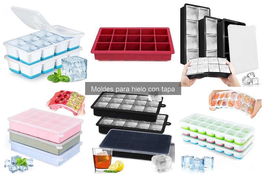 Innovaciones en moldes para hielo con tapa: tendencias 2023