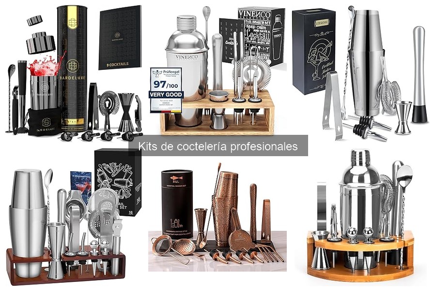 Kits de coctelería ideales para fiestas y reuniones