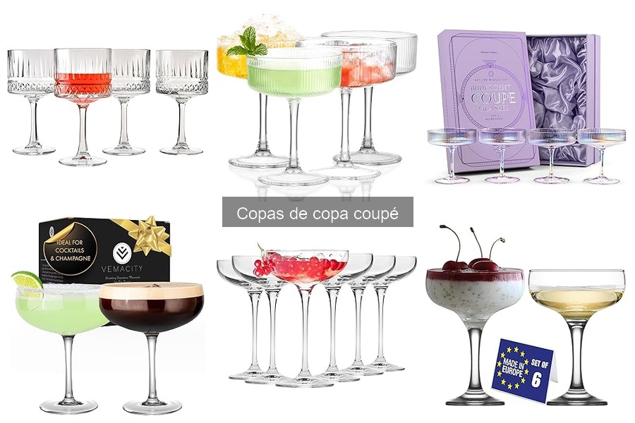 Las mejores copas coupé: comparativa de marcas y precios