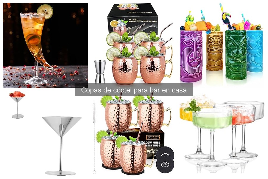 Las Mejores Copas de Cóctel para Fiestas en Casa