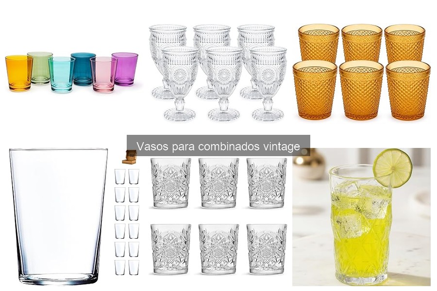 Los mejores cócteles para servir en vasos vintage