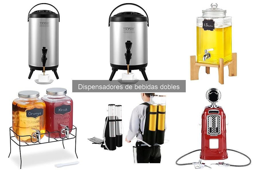 Los mejores dispensadores de bebidas dobles en Amazon
