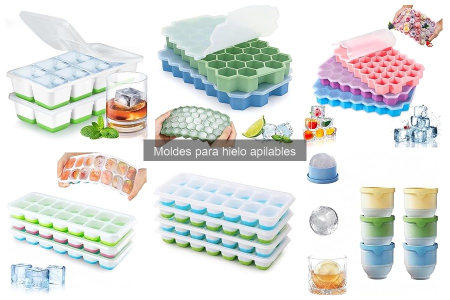 Los mejores moldes para hielo apilables del 2023