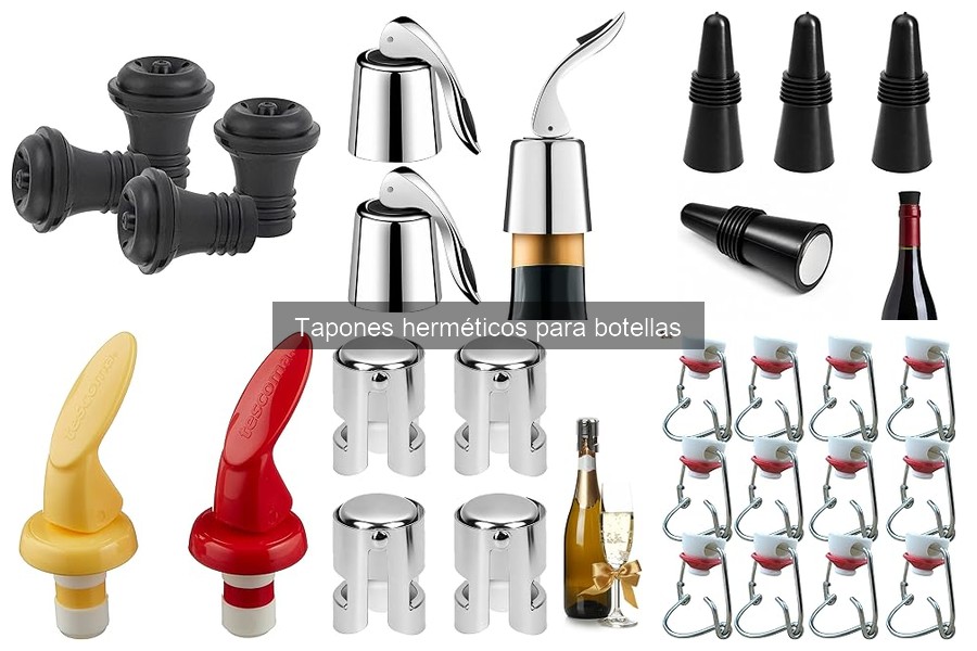 Mantenimiento de tapones herméticos para botellas