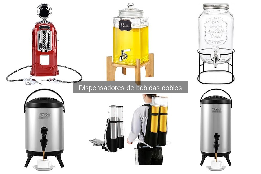 Mantenimiento y limpieza de dispensadores de bebidas dobles