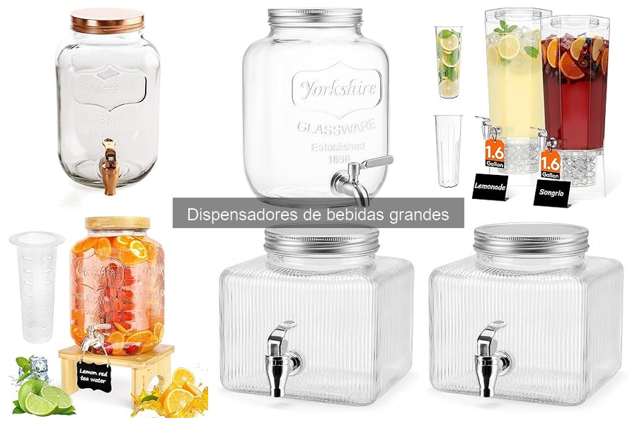 Mantenimiento y limpieza de dispensadores de bebidas grandes