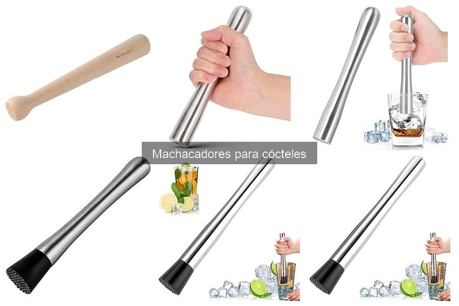 Mantenimiento y limpieza de machacadores para cócteles