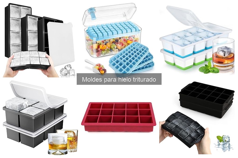 Mantenimiento y limpieza de moldes para hielo triturado