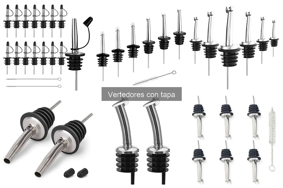 Mejora la Presentación de Bebidas con Vertedores con Tapa