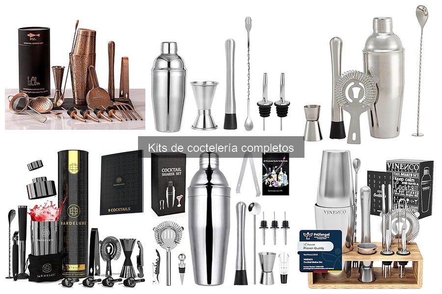 Mejora tu kit de coctelería con estos accesorios opcionales