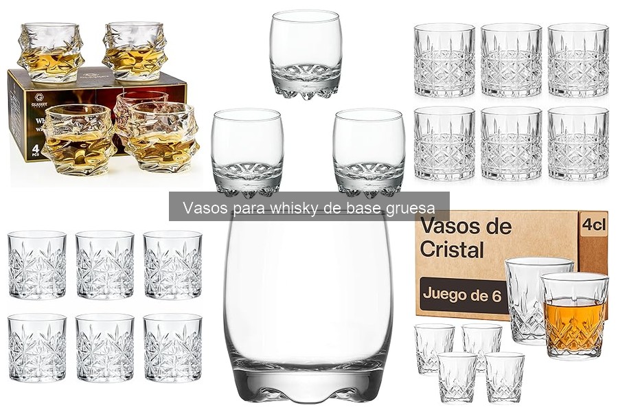 Mejores accesorios para disfrutar con vasos de whisky gruesos