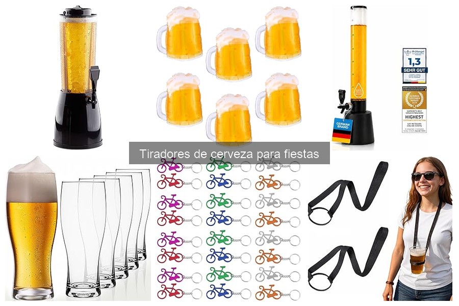 Mejores accesorios para tiradores de cerveza en fiestas