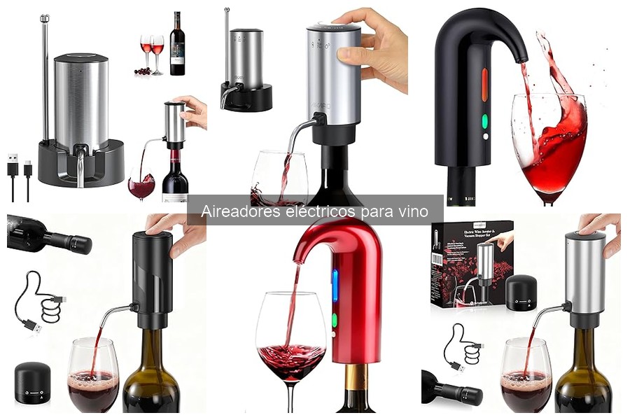 Mejores aireadores eléctricos para vino en 2023: comparativa