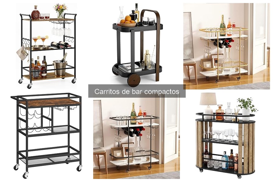Mejores carritos de bar compactos para uso al aire libre