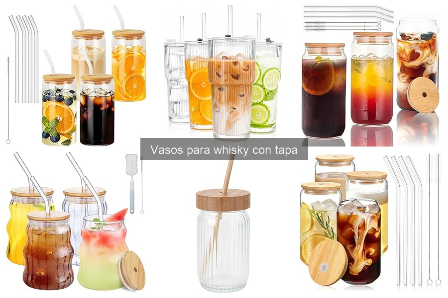 Mejores cócteles en vasos para whisky con tapa