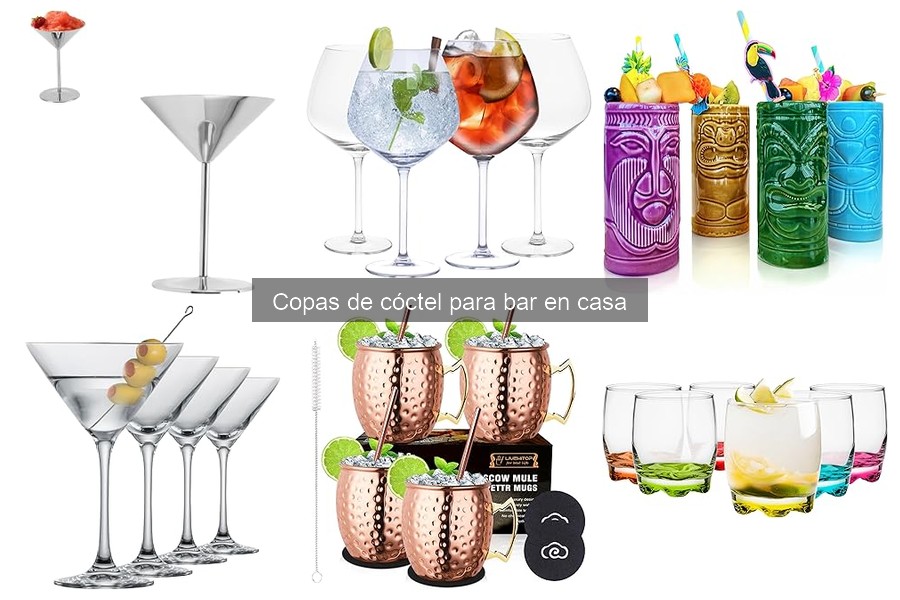 Mejores copas de cóctel para principiantes en casa