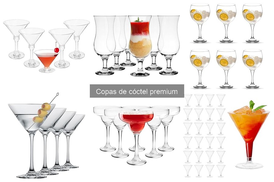 Mejores copas de cóctel premium para bartenders aficionados