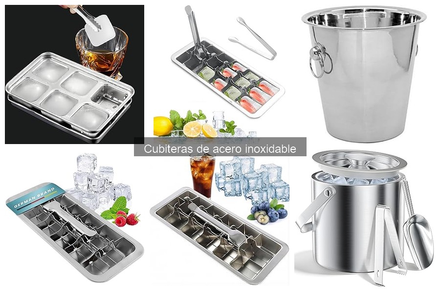Mejores cubiteras de acero inoxidable para el hogar