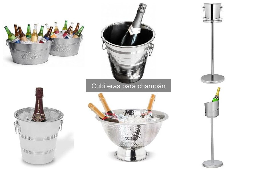 Mejores cubiteras para champán según valoraciones de usuarios