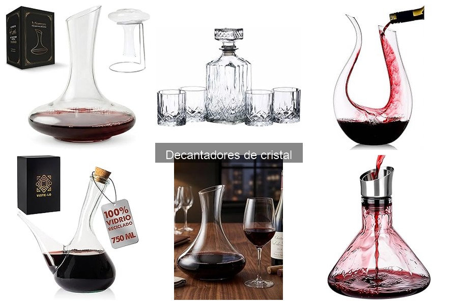 Mejores Decantadores de Cristal para Vino: Guía 2023