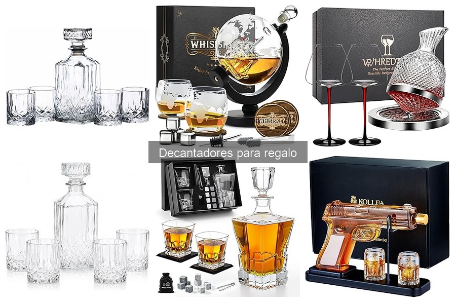 Mejores decantadores de vino para regalar en ocasiones especiales