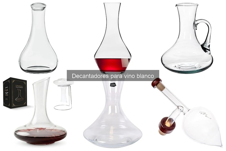 Mejores decantadores para vino blanco en 2023: comparativa