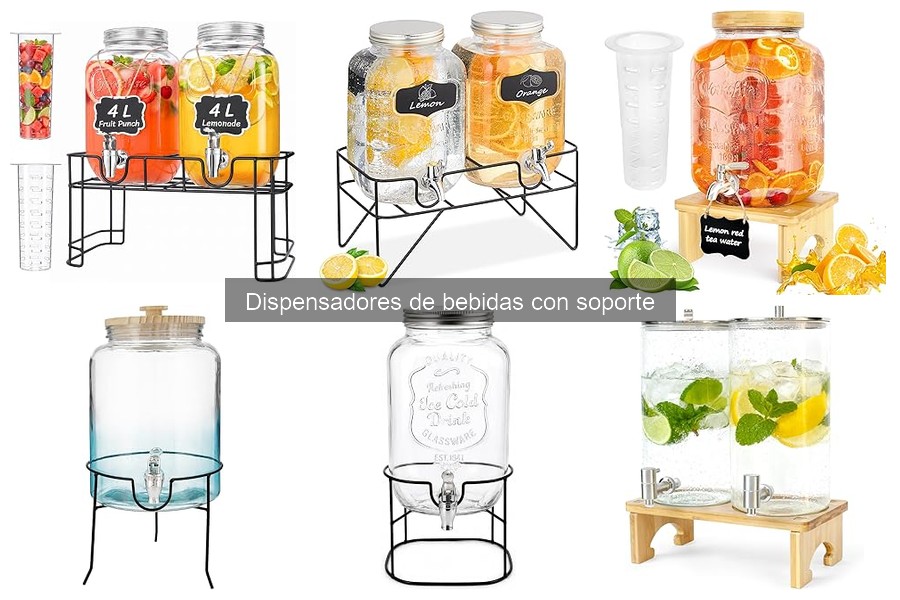 Mejores dispensadores de bebidas con soporte para fiestas