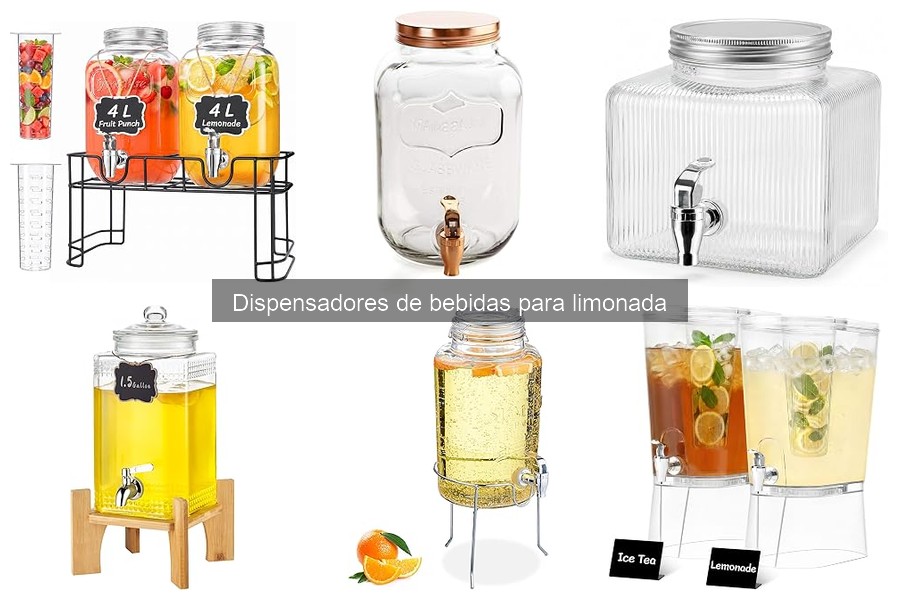 Mejores dispensadores de bebidas de limonada para fiestas