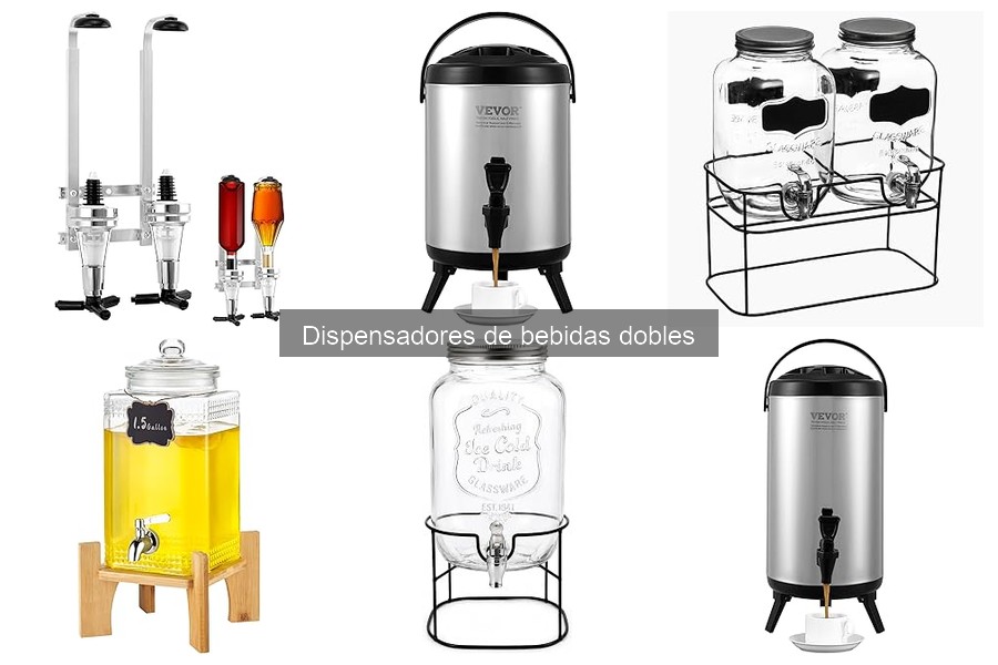 Mejores dispensadores de bebidas dobles para fiestas