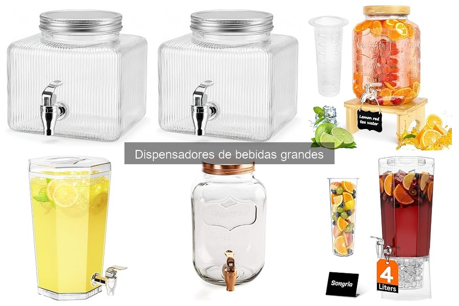Mejores dispensadores de bebidas grandes para fiestas en casa
