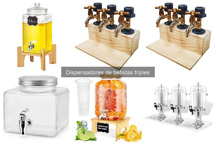 Mejores dispensadores de bebidas triples para fiestas 2023