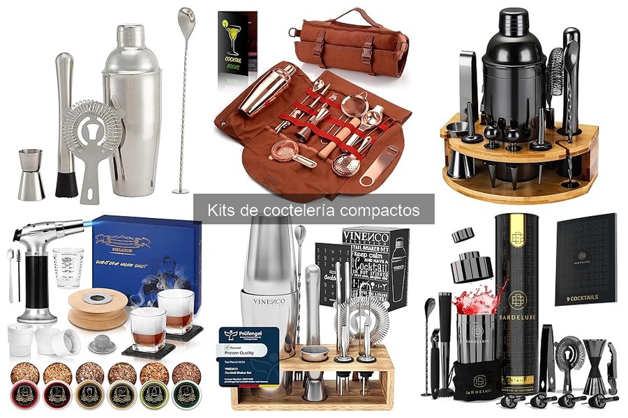 Mejores kits de coctelería compactos 2023 para tu hogar