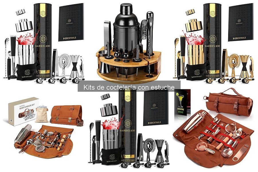 Mejores kits de coctelería con estuche en 2023